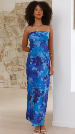 Shareen Dresses|Maxi^Miya Maxi Dress - Blue Floral