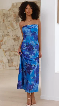 Shareen Dresses|Maxi^Miya Maxi Dress - Blue Floral