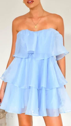 SASHA (BNE) Dresses|Mini^Monet Mini Dress - Blue