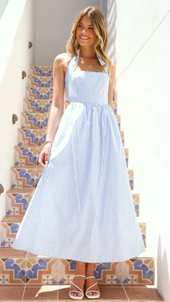 Pink Diamond Sale Dresses^Moxie Maxi Dress - Blue/White Stripe