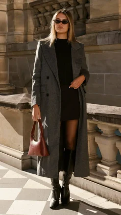 MVN Coats|Coats^- Lost In New York Coat - Charcoal