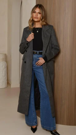 MVN Coats|Coats^- Lost In New York Coat - Charcoal