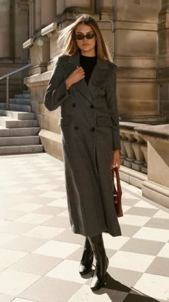 MVN Coats|Coats^- Lost In New York Coat - Charcoal