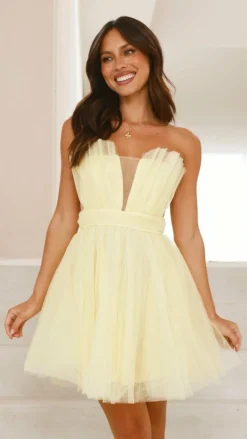 SASHA (BNE) Sale Dresses^Mylee Mini Dress - Yellow