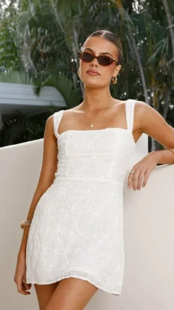 Luvalot Dresses|Mini^Nadalia Mini Dress - White Lace