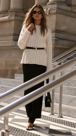 Fashion Allied Knit Tops|Knitwear^Naima Jumper - Cream