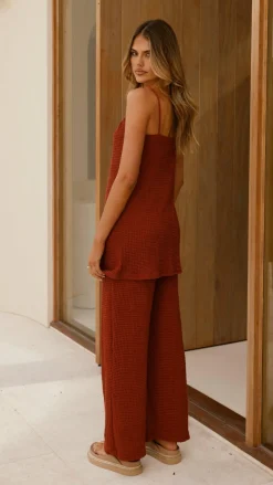 Alive Girl Sets|Bottoms^Naisha Pants - Rust