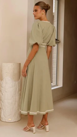 Fashion Allied Dresses|Maxi^Nakisha Maxi Dress - Sage