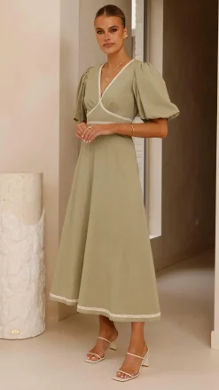 Fashion Allied Dresses|Maxi^Nakisha Maxi Dress - Sage
