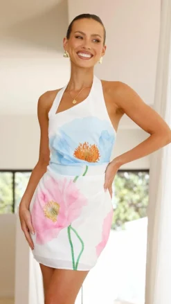 Pink Diamond Sale Dresses^Nalanie Mini Dress - White Florals