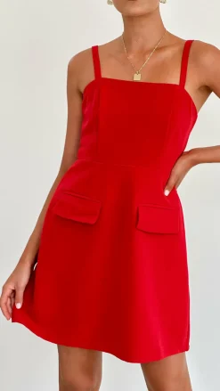 Fashion Allied Sale Dresses^Naoki Mini Dress - Red