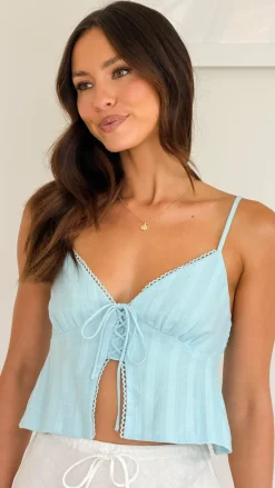 Desire Tops^Nela Top - Sky Blue
