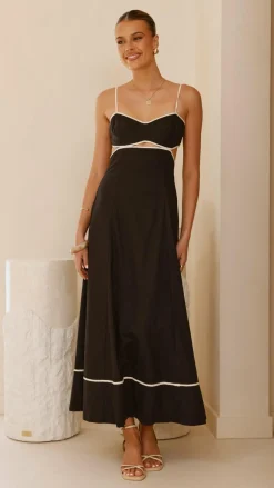 Main St Dresses|Maxi^Nereda Maxi Dress - Black
