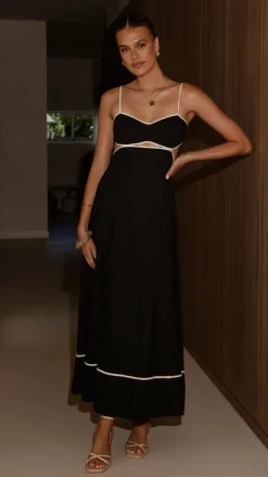 Main St Dresses|Maxi^Nereda Maxi Dress - Black