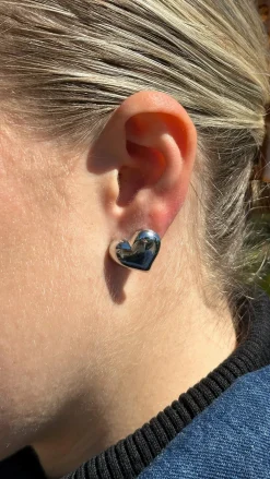 Your Accessory Shop Earrings|Wedding Guest Dresses^Neve Heart Earrings - Silver