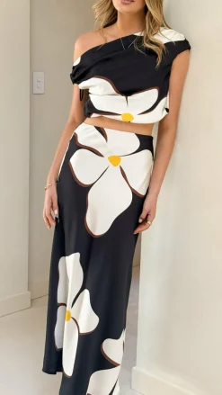 Alive Girl Sets|Bottoms^Nicole Maxi Skirt - Fiore Bianco