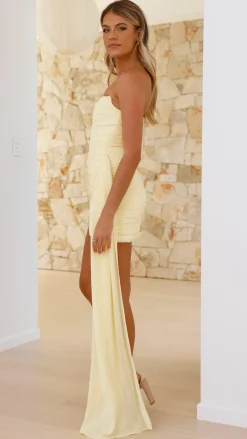 Prem Group Dresses|Mini^Night Lover Mini Dress - Lemon
