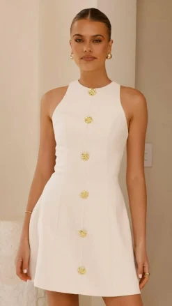 LILYWHYT Dresses|Mini^Nila Mini Dress - Cream