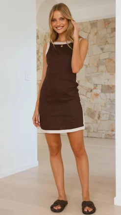 Fashion Allied Sale Dresses^Norah Mini Dress - Chocolate