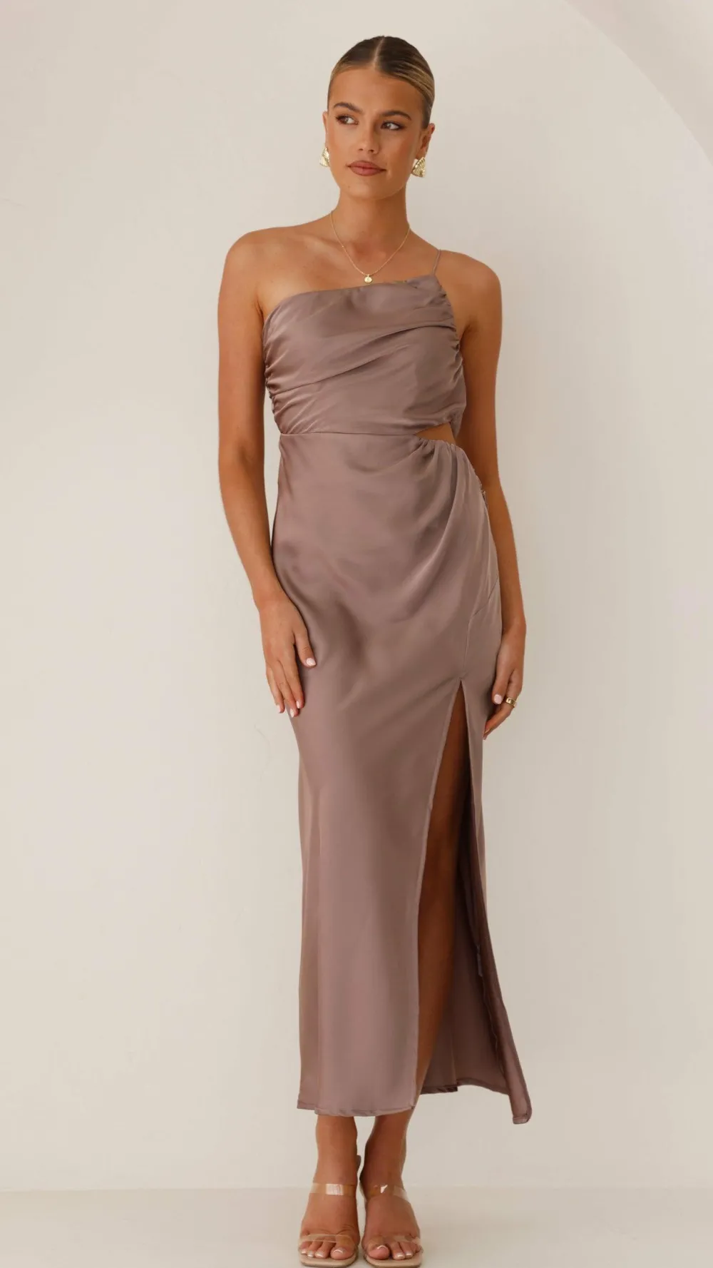 Alive Girl Sale Evening^Nyla Maxi Dress - Mushroom