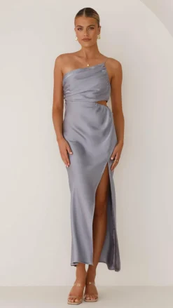 Alive Girl Sale Evening|Sale Dresses^Nyla Maxi Dress - Steel Blue