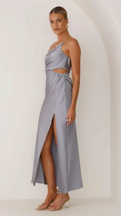 Alive Girl Sale Evening|Sale Dresses^Nyla Maxi Dress - Steel Blue