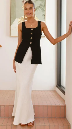 LILYWHYT Tops^Obelia Top - Black