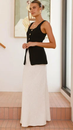 LILYWHYT Tops^Obelia Top - Black