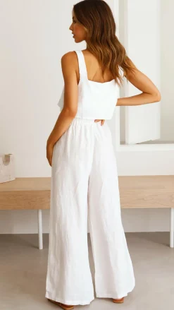 Fashion Allied Bottoms^Oceana Pants - White