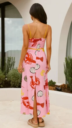 Fashion Allied Dresses|Maxi^Oceania Maxi Dress - Shell Lover Print