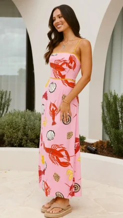 Fashion Allied Dresses|Maxi^Oceania Maxi Dress - Shell Lover Print