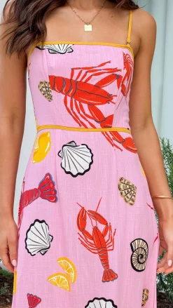 Fashion Allied Dresses|Maxi^Oceania Maxi Dress - Shell Lover Print
