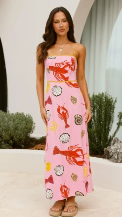 Fashion Allied Dresses|Maxi^Oceania Maxi Dress - Shell Lover Print