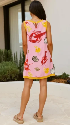 Fashion Allied Dresses|Casual^Oceania Mini Dress - Shell Lover Print