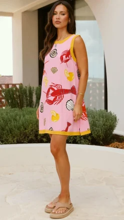 Fashion Allied Dresses|Casual^Oceania Mini Dress - Shell Lover Print