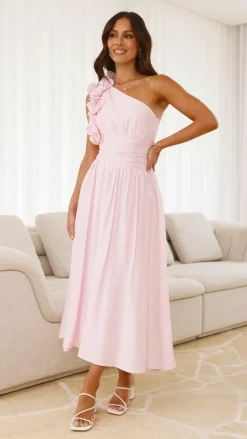 LILYWHYT Dresses|Midi^Okalani Midi Dress - Pink