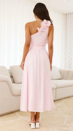 LILYWHYT Dresses|Midi^Okalani Midi Dress - Pink