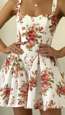 SASHA (BNE) Sale Dresses^Oksana Mini Dress - White Floral