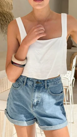 Desire The Denim Edit|Bottoms^Orlando Shorts - Blue Denim