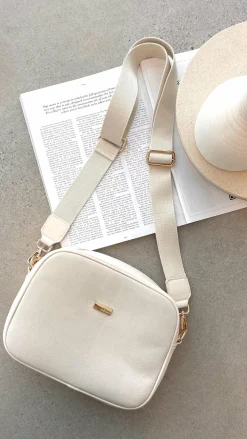Angel Whisper Bags|Event Ready Dresses^Paloma Suede Camera Bag - Cream