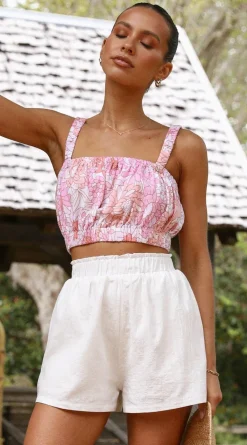 Desire Bottoms^Paula Shorts - White
