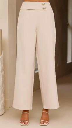 SASHA (BNE) Sets|Bottoms^Payton Pants - Beige