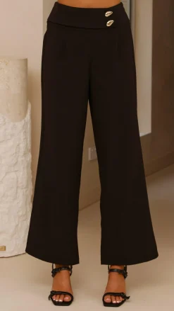 SASHA (BNE) Sets|Bottoms^Payton Pants - Black