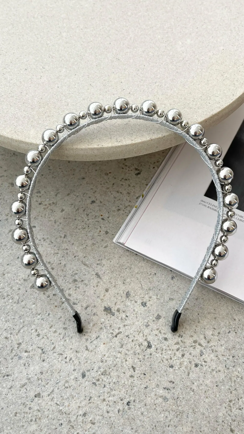 Morgan and Taylor Fascinators|Hair Accessories^Penny Headband - Silver