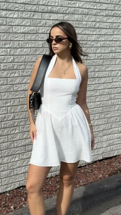 Pink Diamond Hen'S Collection|Dresses^Peyton Mini Dress - White