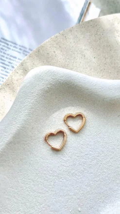 Angel Whisper Earrings|Je T'Aime^Piccolo Earrings - Gold