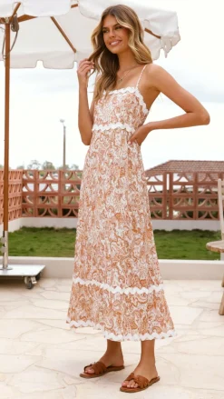 Miracle Fashion Sale Dresses^Prague Maxi Dress - Natural Paisley