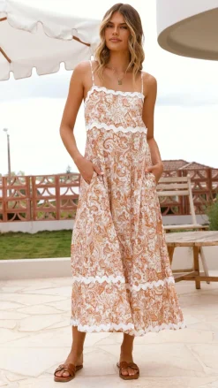 Miracle Fashion Sale Dresses^Prague Maxi Dress - Natural Paisley