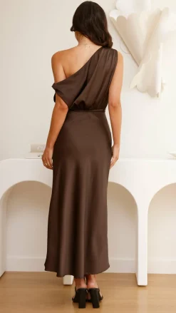 Pink Diamond Dresses|Maxi^Prudence Maxi Dress - Brown