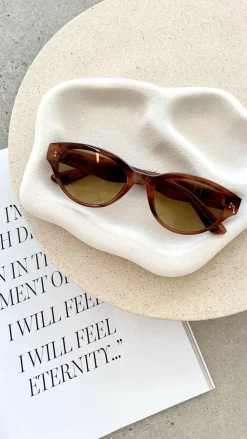 Angel Whisper Sunglasses^Quincia Sunglasses - Tort